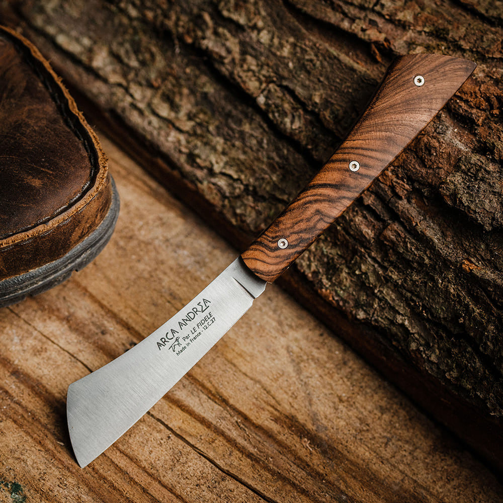 French Walnut Pocket Knife