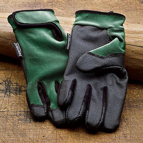 Green Safety Garden Gloves - Extra-Large