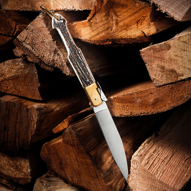 Stag Horn Knife Made in Portugal