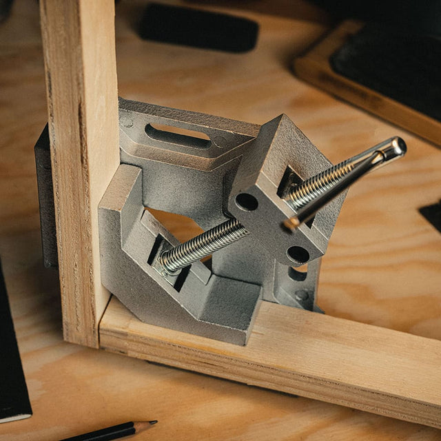 Heavy Duty All Metal 90-Degree Clamp Vise