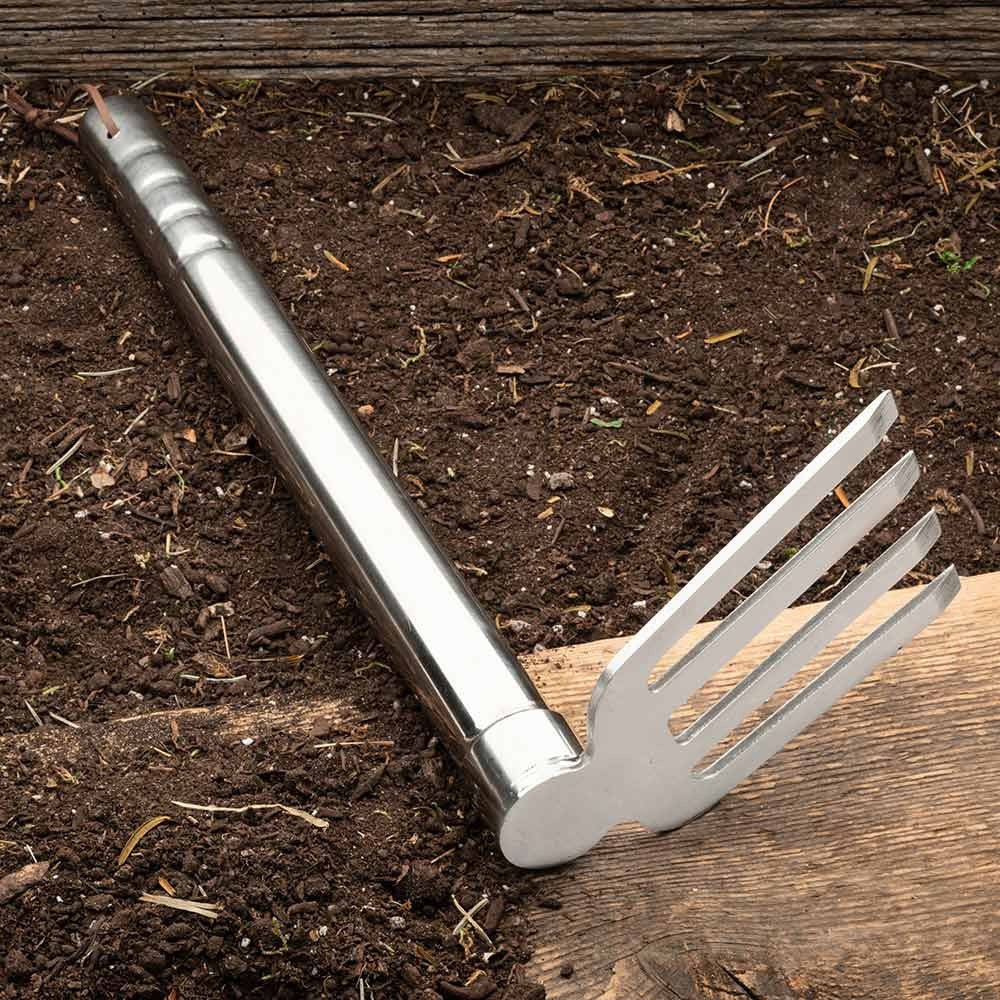 Indestructible Stainless-Steel Hoe & Cultivator Set