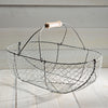 Large Woven Galvanized Basket
