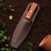 USA-Made Leather Belt Sheath for Hori-Hori