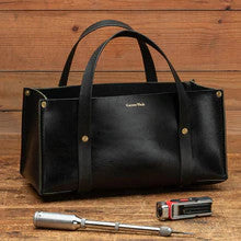 USA Made Portable Leather Tool Bags BLACK