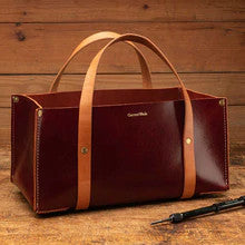 USA Made Portable Leather Tool Bags DEEP RED (multiple colors)