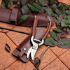 French-Made Trim Bypass Pruner and Leather Holster
