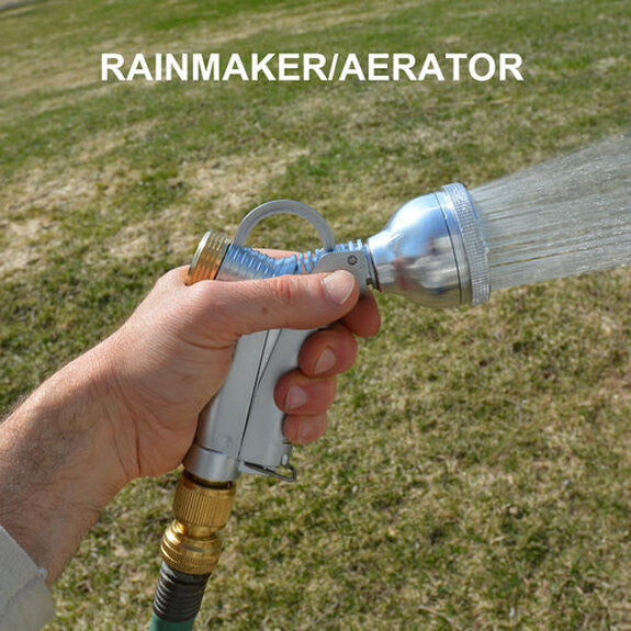 Rainmaker Aerator Nozzle for Hose - Can Be Used with Quick Change System