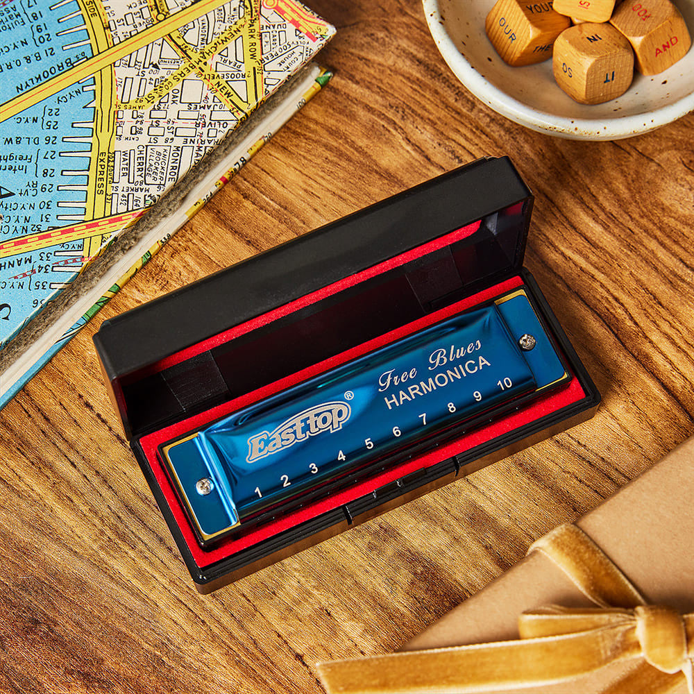 10-Hole Key of C Harmonica Designed by Garrett Wade