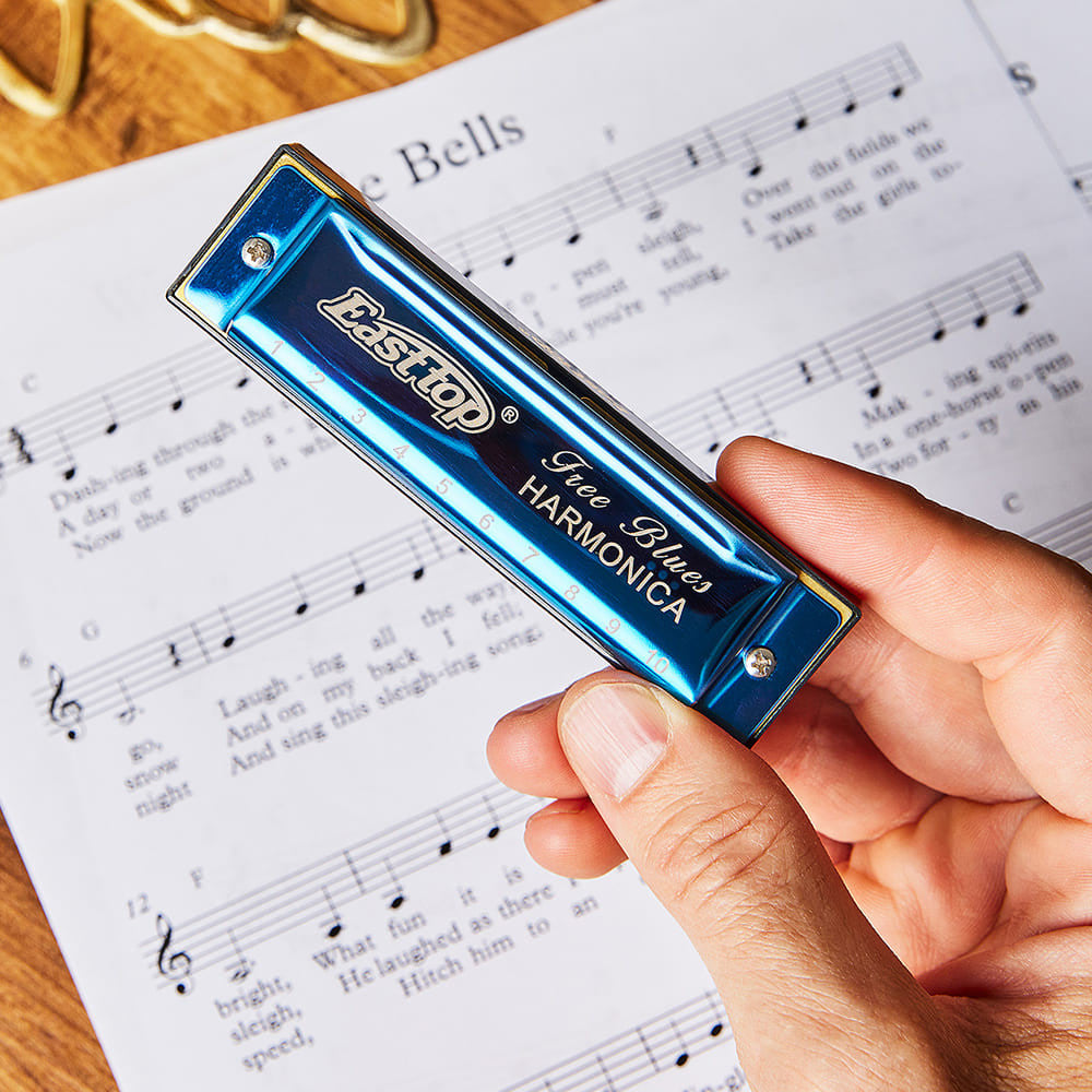 10-Hole Key of C Harmonica Designed by Garrett Wade