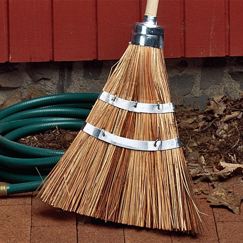 Two Long-Lasting Garden Brooms