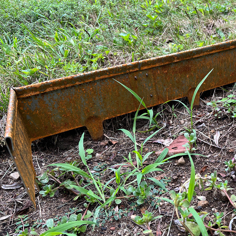 Cor-Ten Steel Lawn Corners