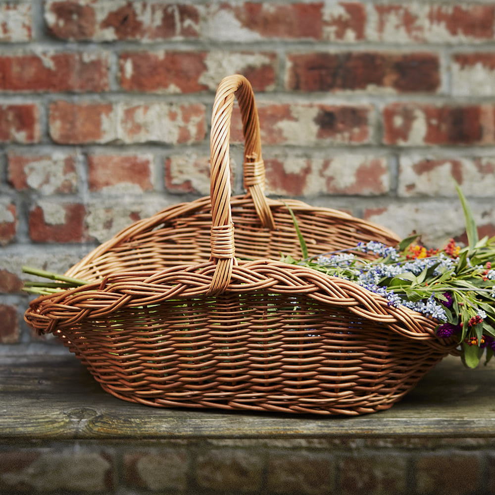 Handwoven Wicker Garden & Home Basket
