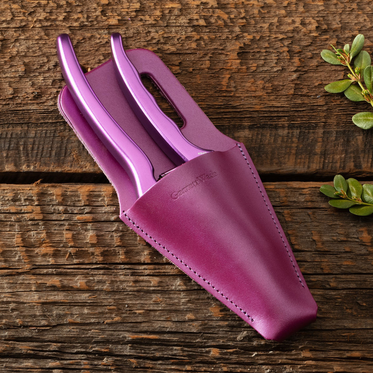 Ultra-Sharp Purple Pruner and Sheath Set
