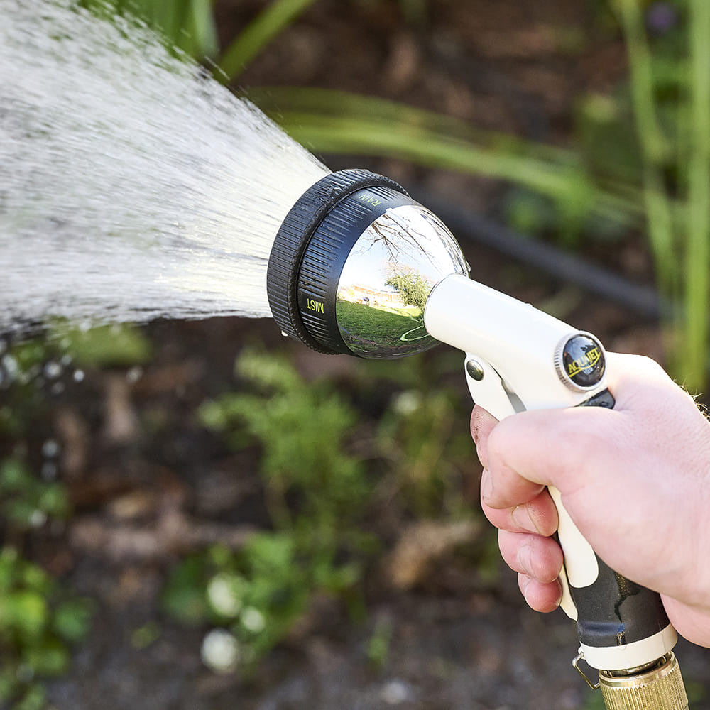 garden water spray nozzles 4-Position Deluxe Garden Hose Nozzle