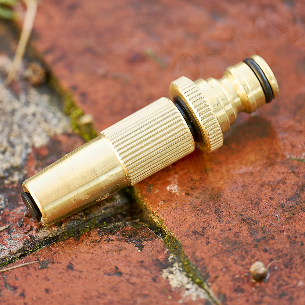 Solid Brass High-Pressure Quick Connector Nozzle