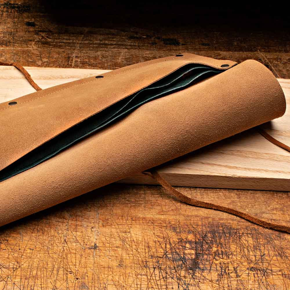 Suede Leather Ryoba Saw Case