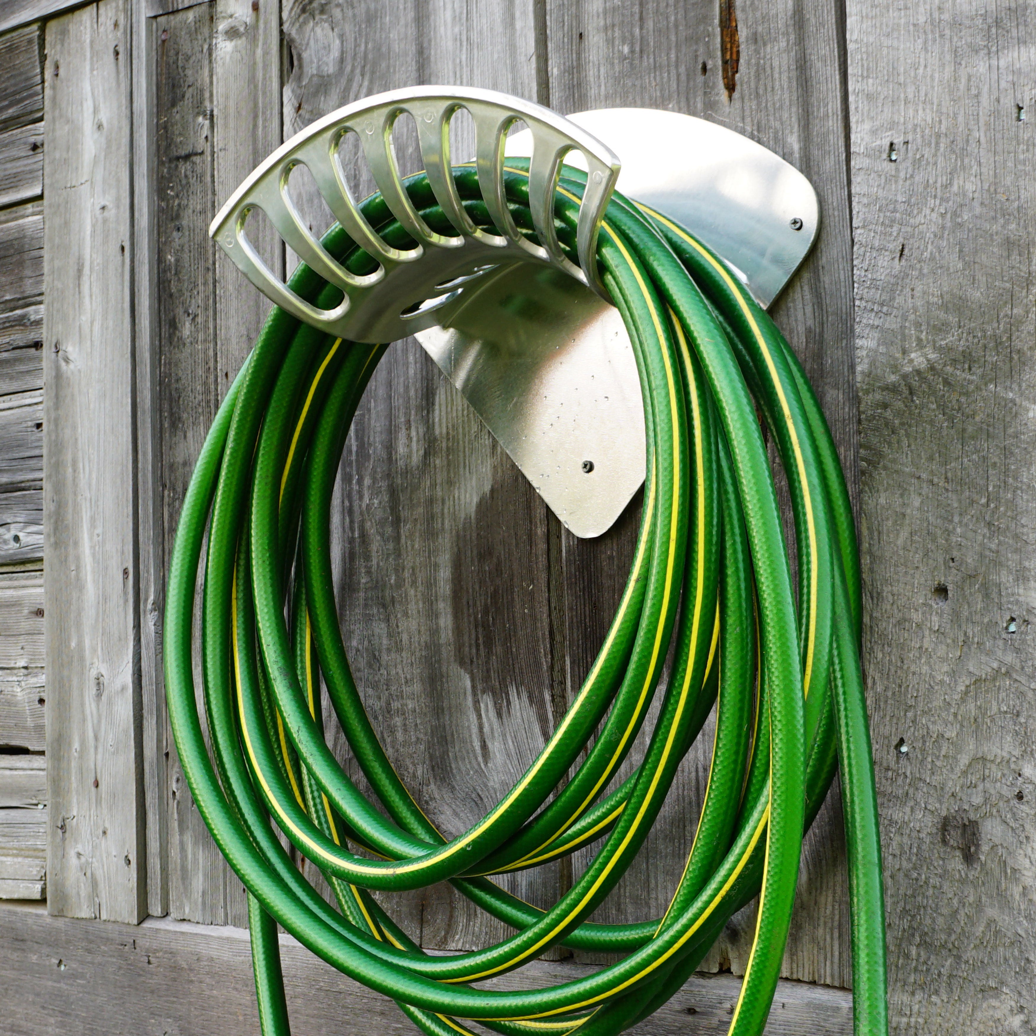 Cast Aluminum Hose Rack - 16" Wide