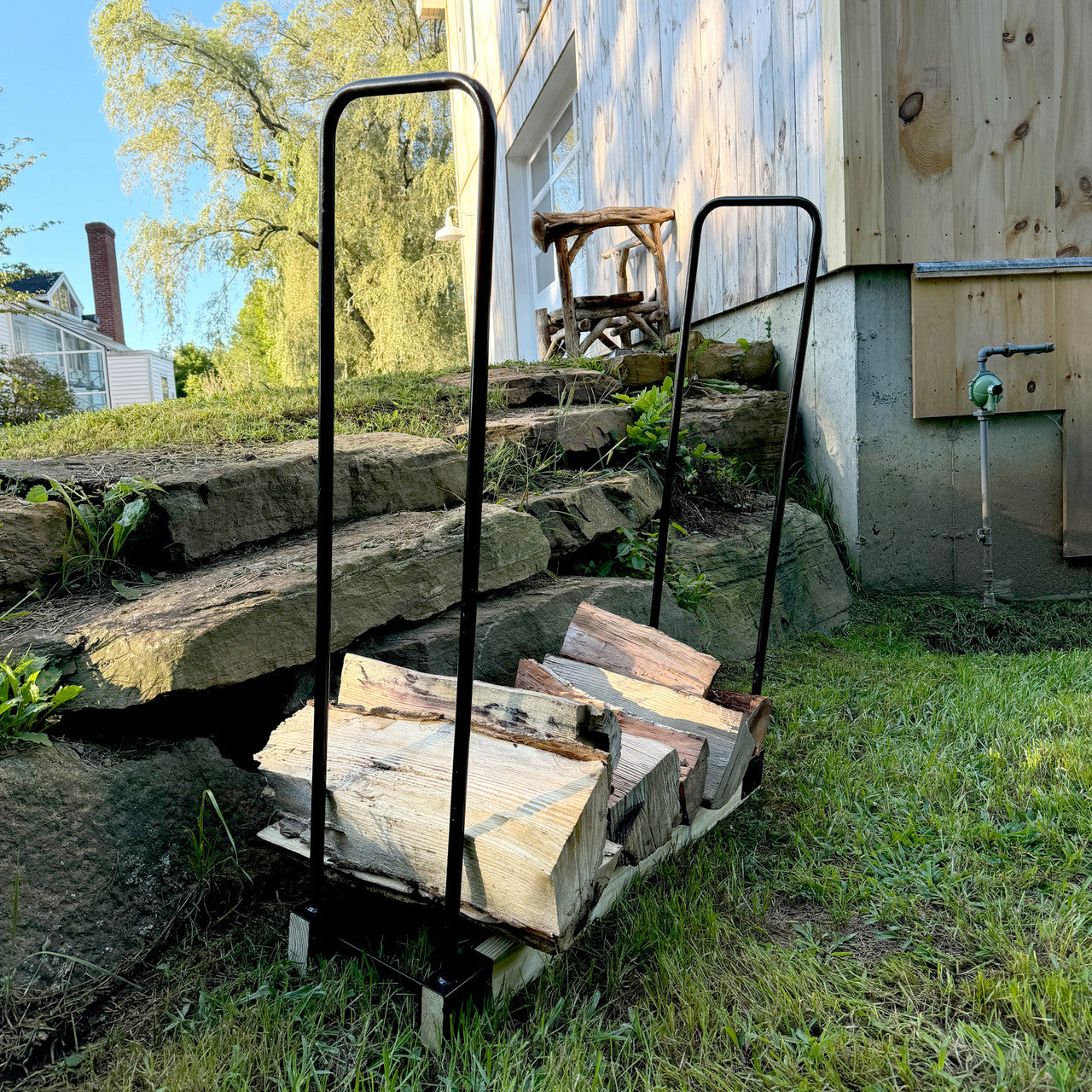 Adjustable Firewood Holder