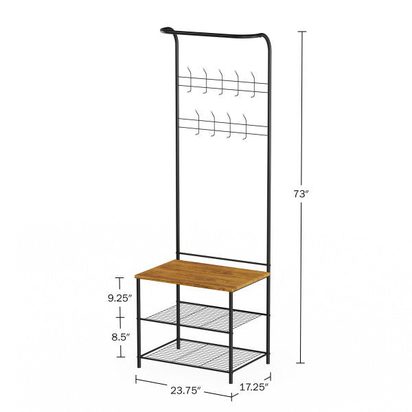 Entryway Storage Rack