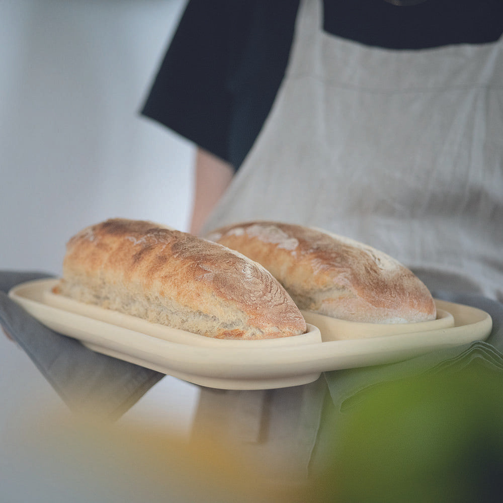 Handmade Ceramic Baguette Baker