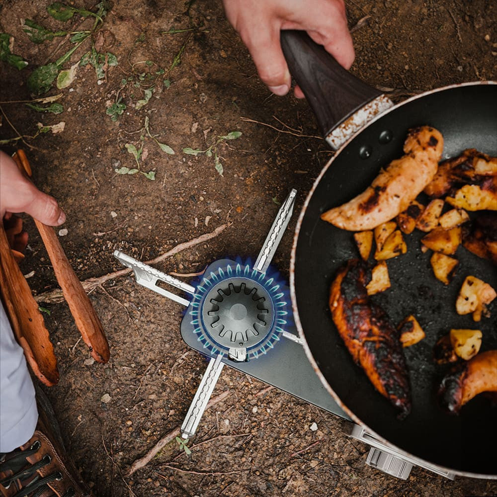 Ingenious Compact Camping Stove