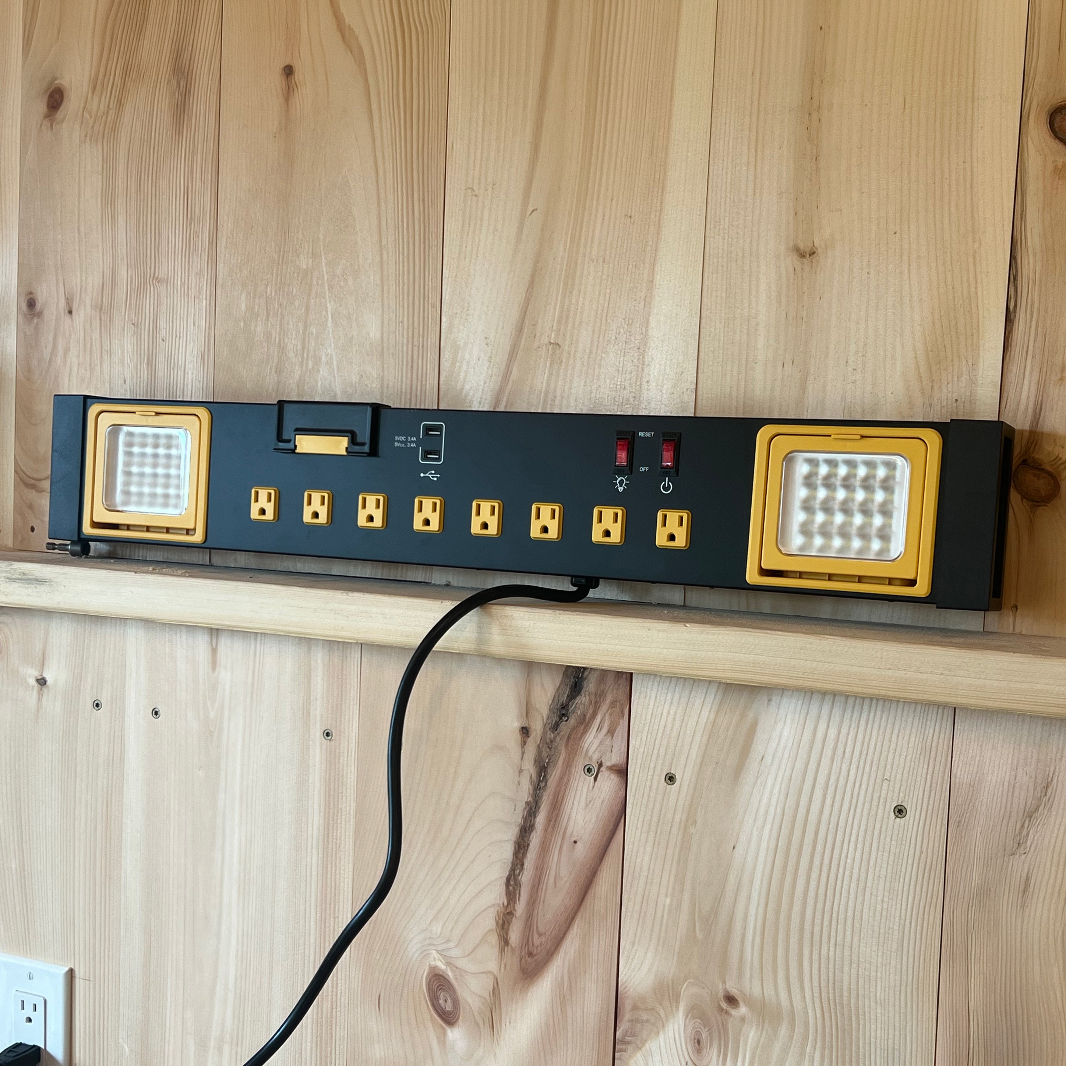 Heavy Duty Metal Power Strip/Surge Protector