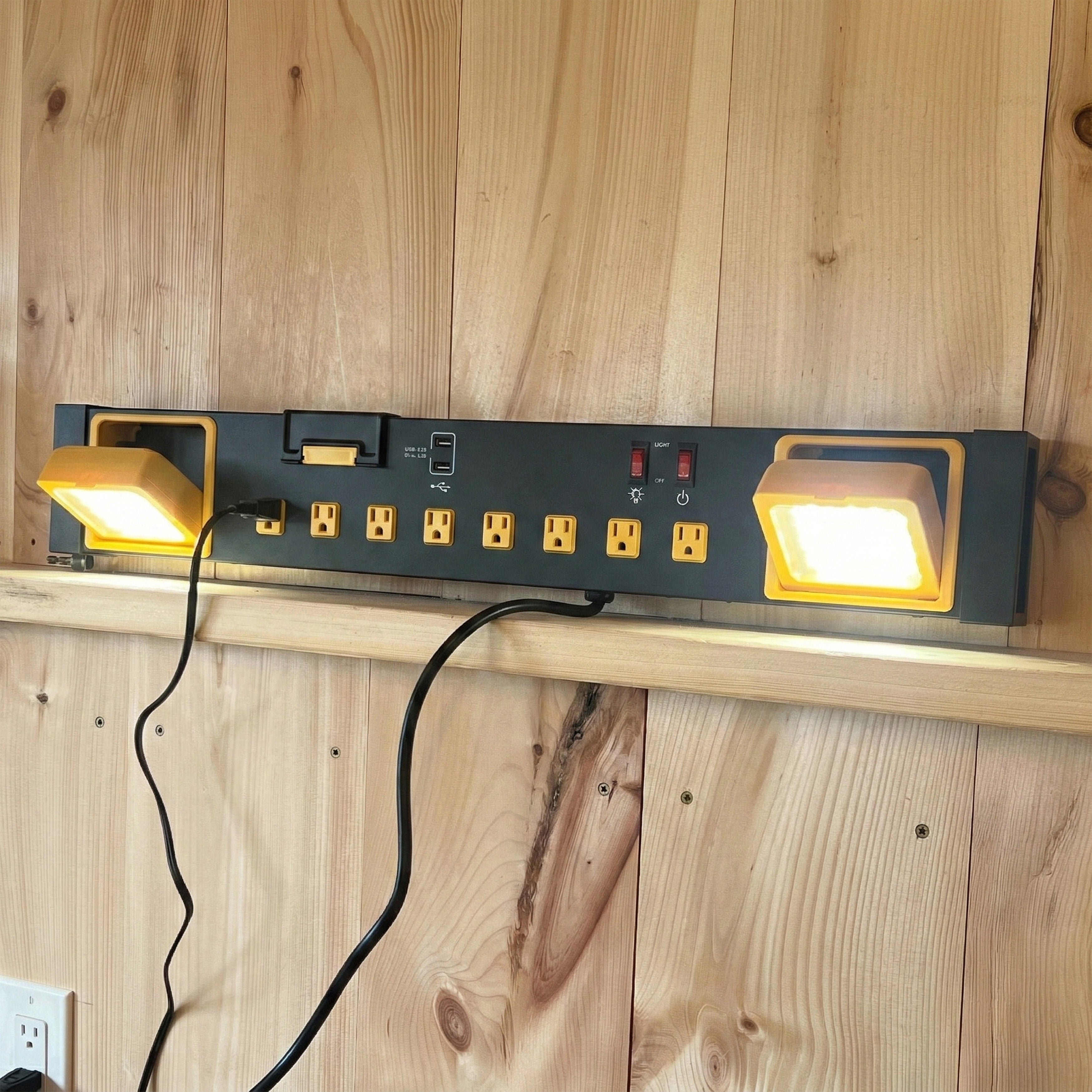 Heavy Duty Metal Power Strip/Surge Protector