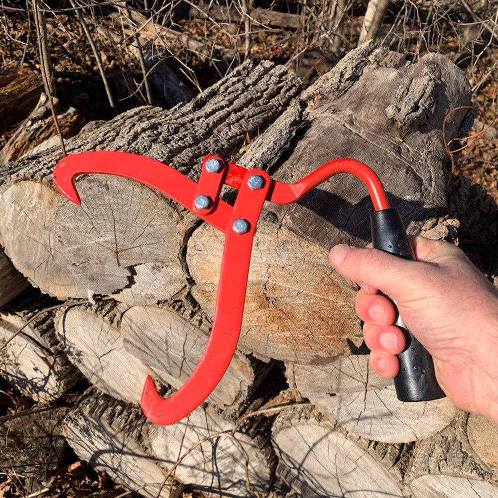 One-Handed Log Tongs