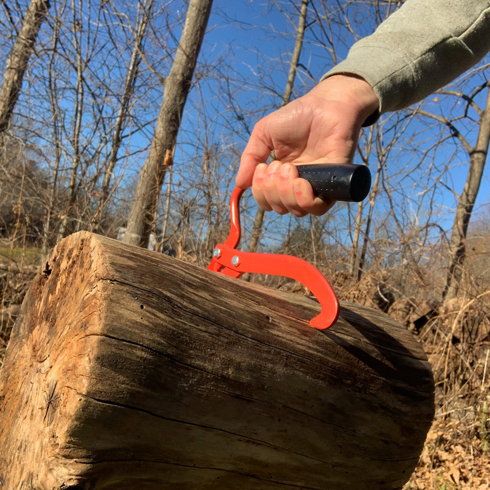 One-Handed Log Tongs
