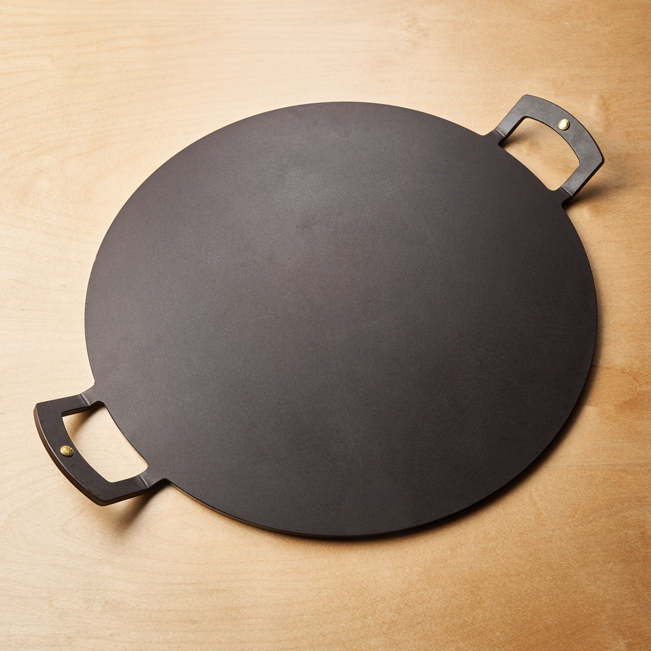 Spun Iron Pizza Plate