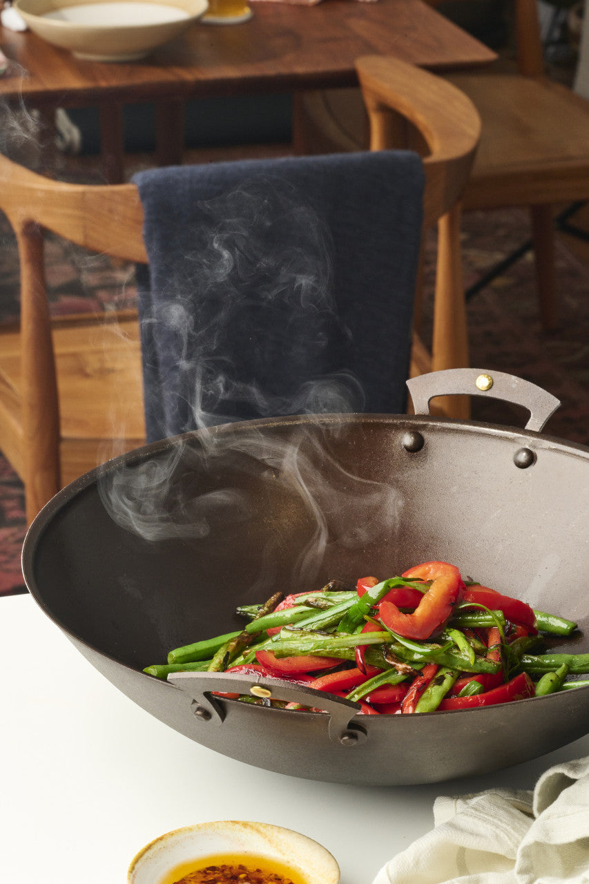 Netherton Prospector-Handled Spun Iron Wok