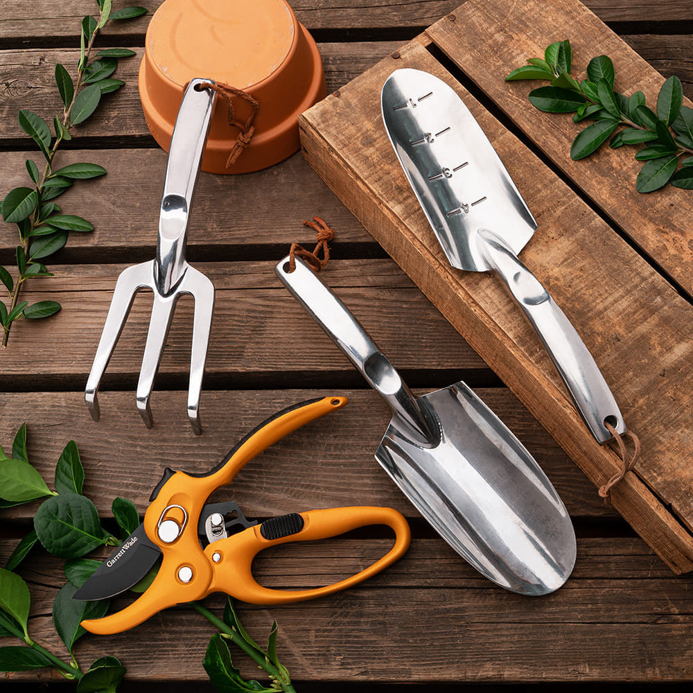 Digging & Pruning Set - Digging trowel, fork, and hand pruner