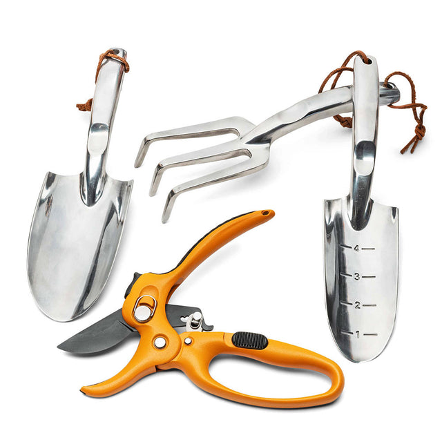 Digging & Pruning Set - Digging trowel, fork, and hand pruner