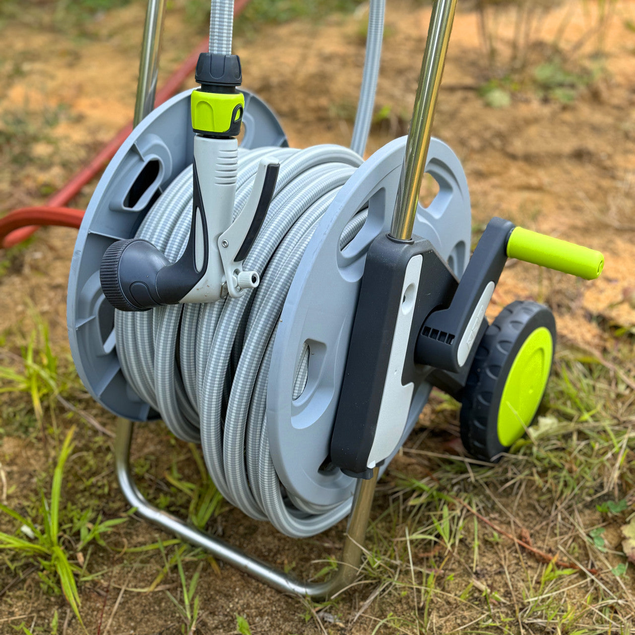 Guided Hose Reel with 100' Ultra Tough Hose