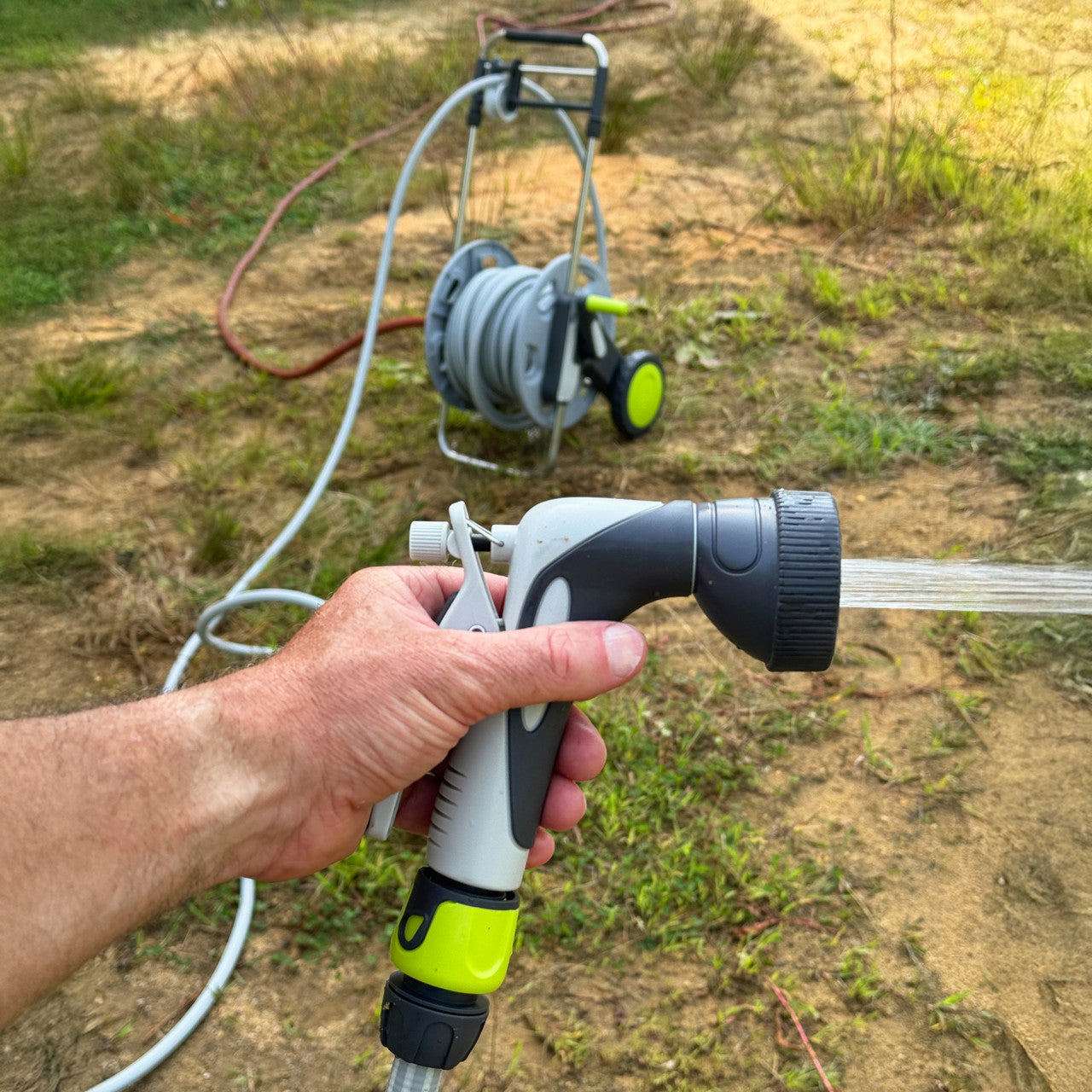 Guided Hose Reel with 100' Ultra Tough Hose