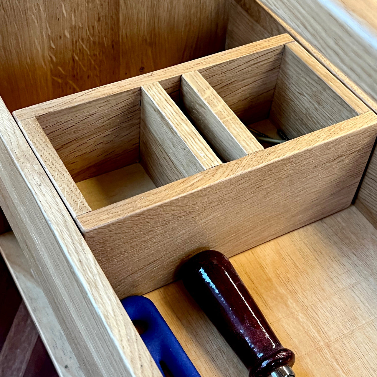 Old World Oak Tool Carrier