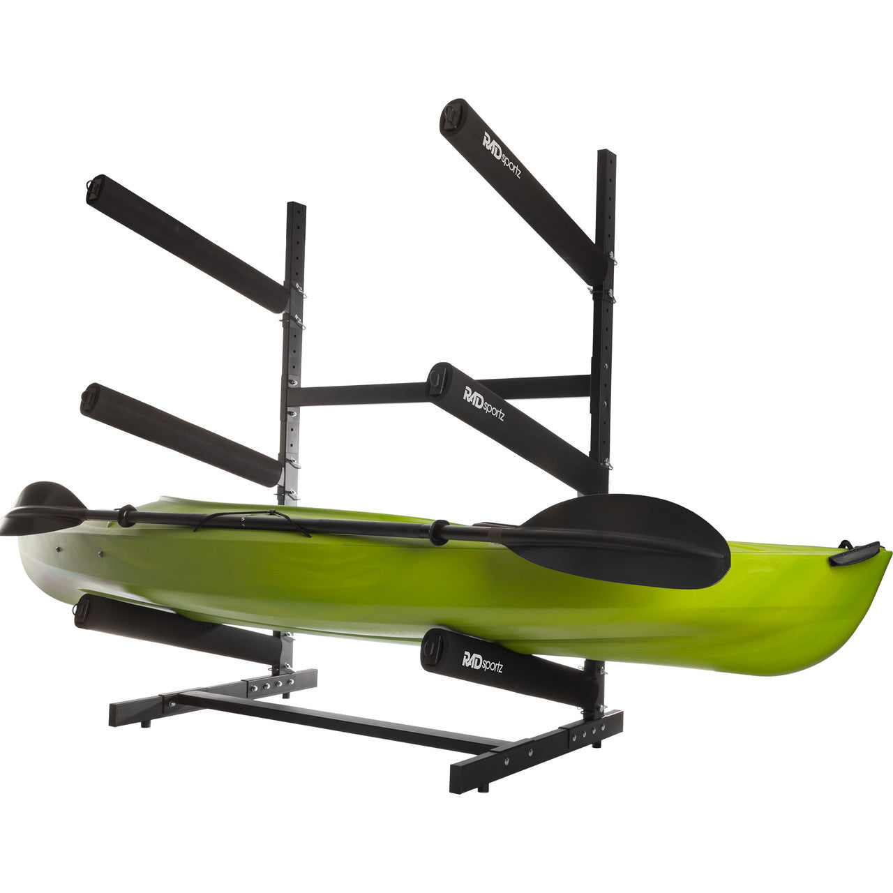 Freestanding Outdoor 3-Level Kayak and Canoe Rack