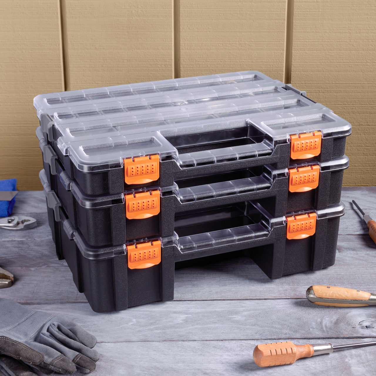 3-Tier Interlocking 52-Compartment Organizer