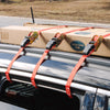 Set of Four 10’ Ratcheting Tie-Down Straps