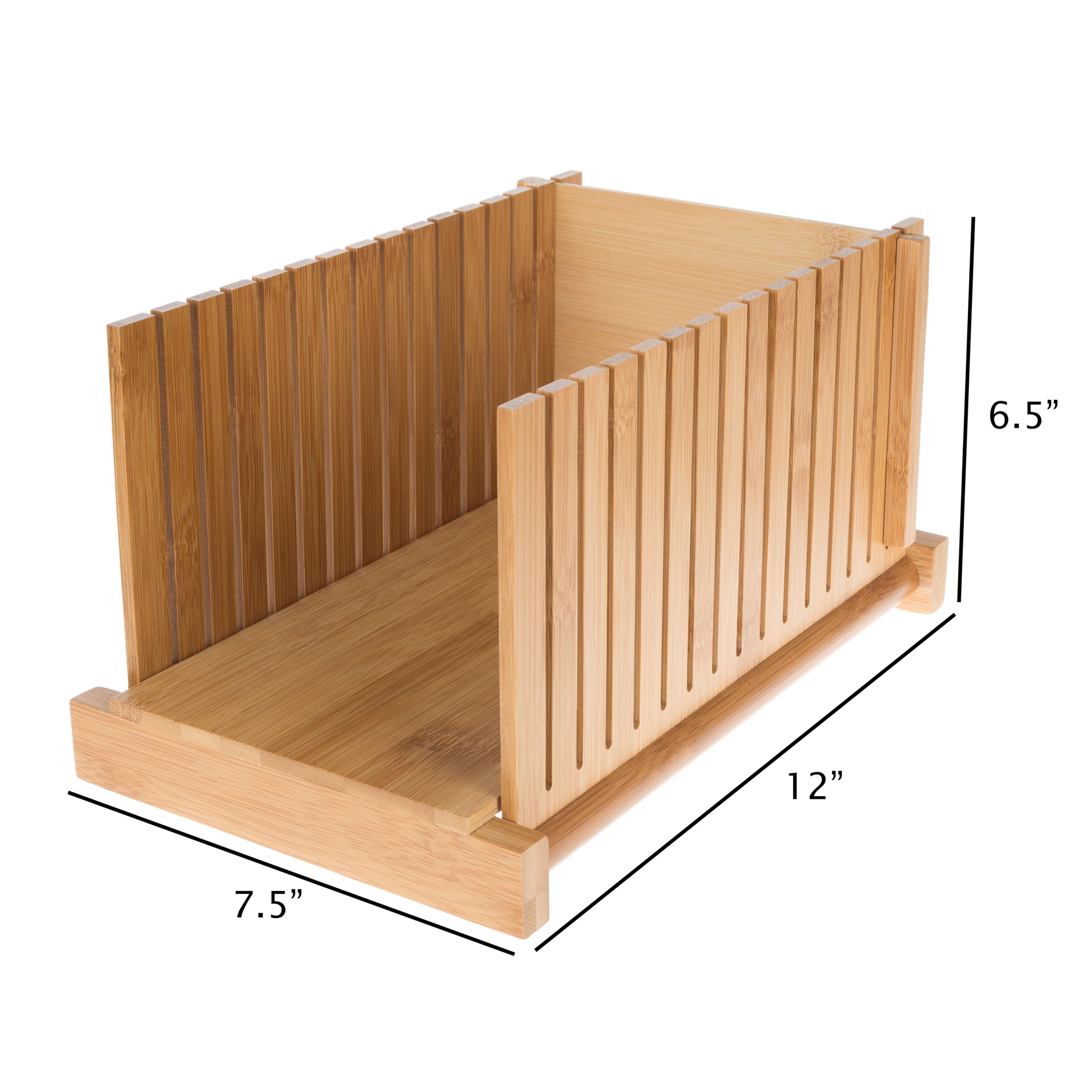 Bamboo Foldable Bread Slicer