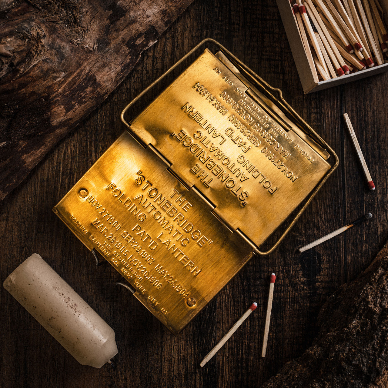 Stonebridge Brass Lantern Complete Set - Brass Lamp Alone