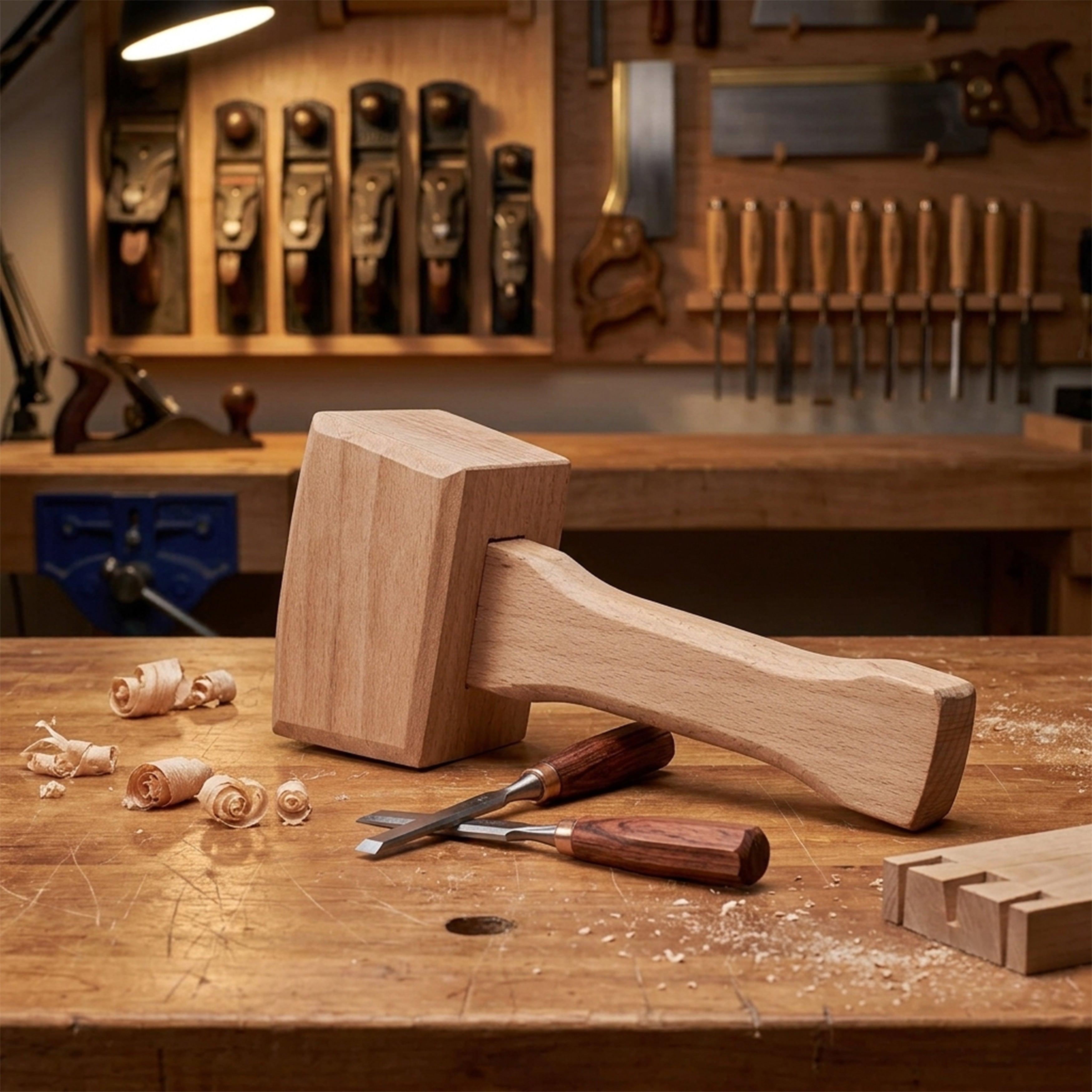 3-1/2" Beechwood Mallet