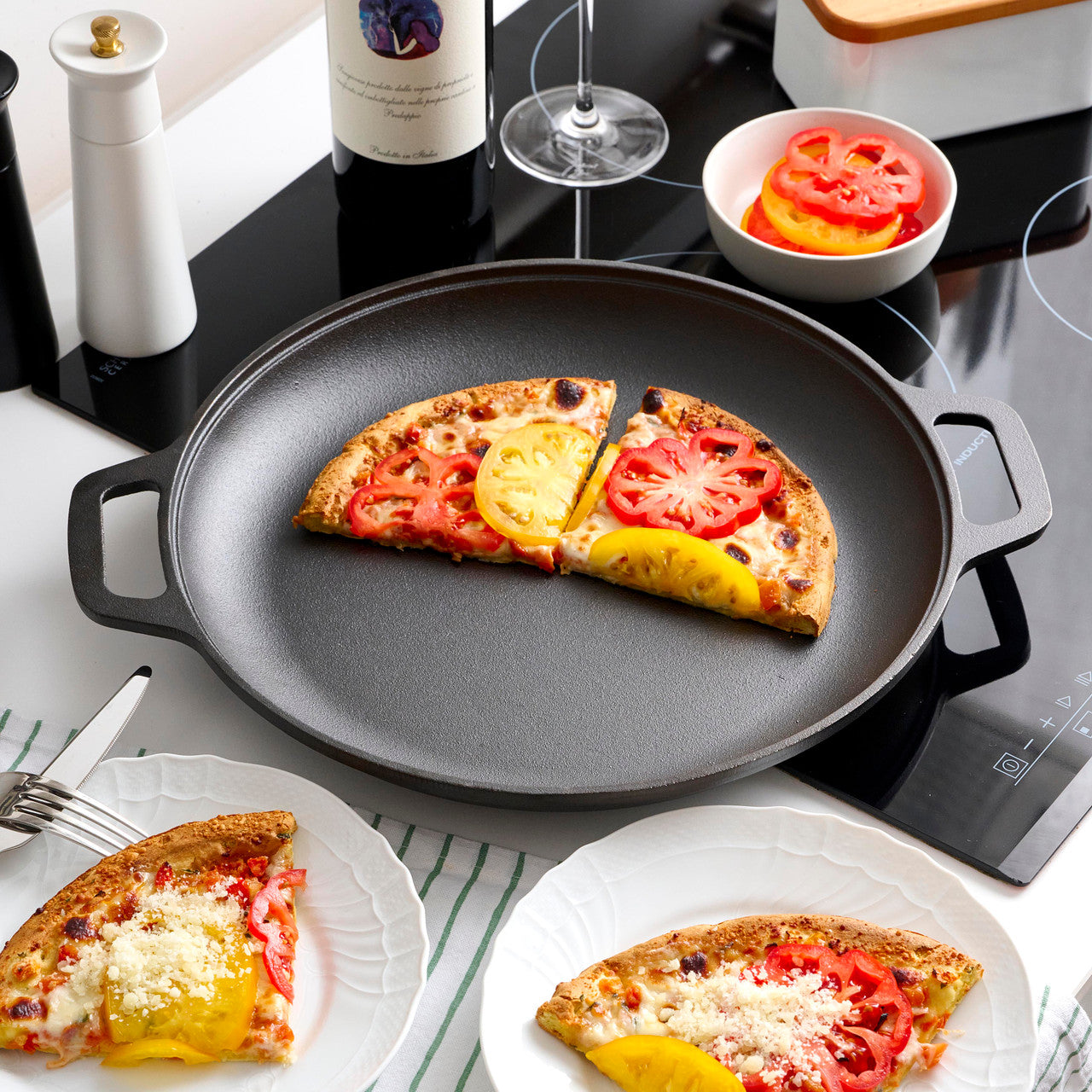 12 In. Cast Iron Skillet and Pizza Pan