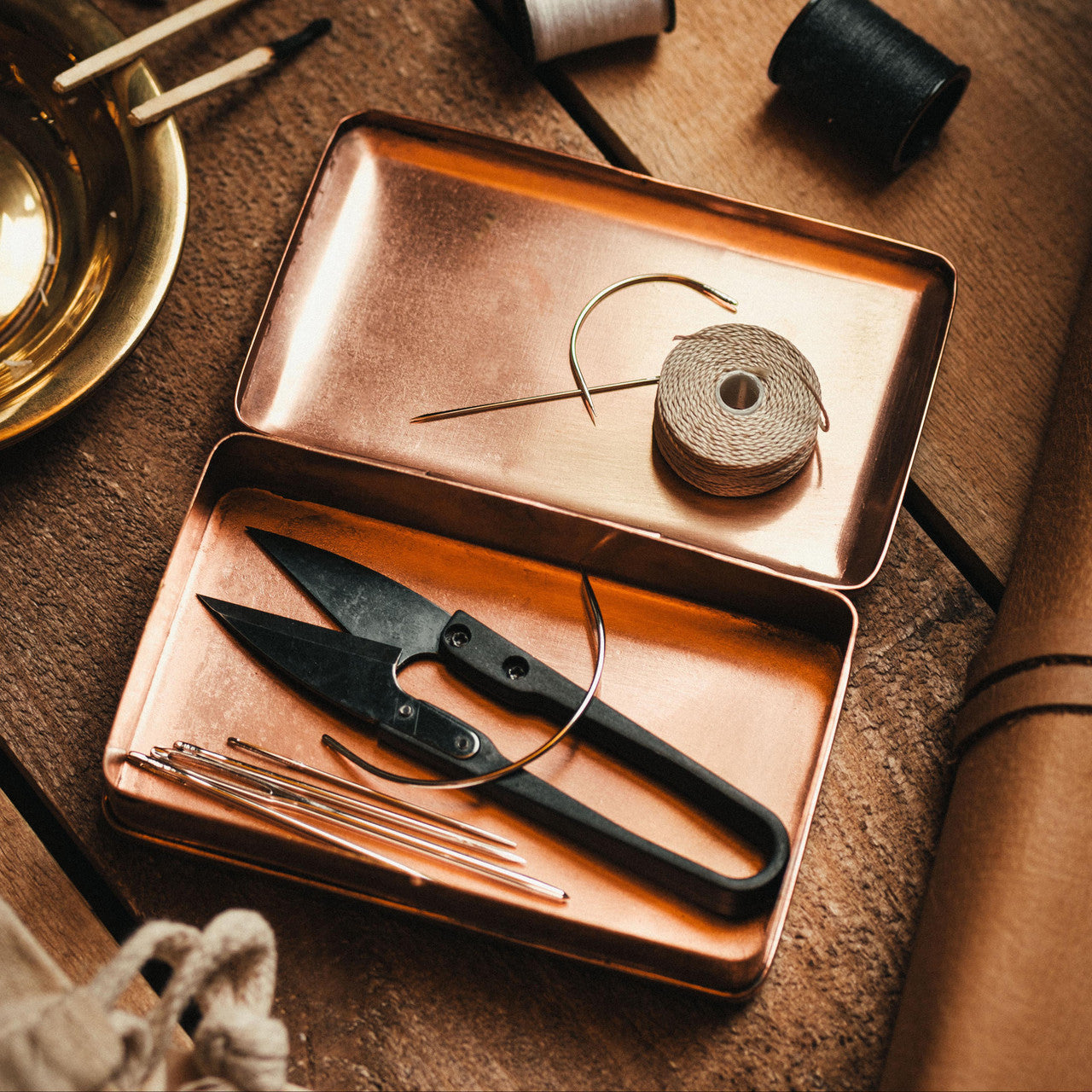 Garrett Wade Copper Keepsake Box