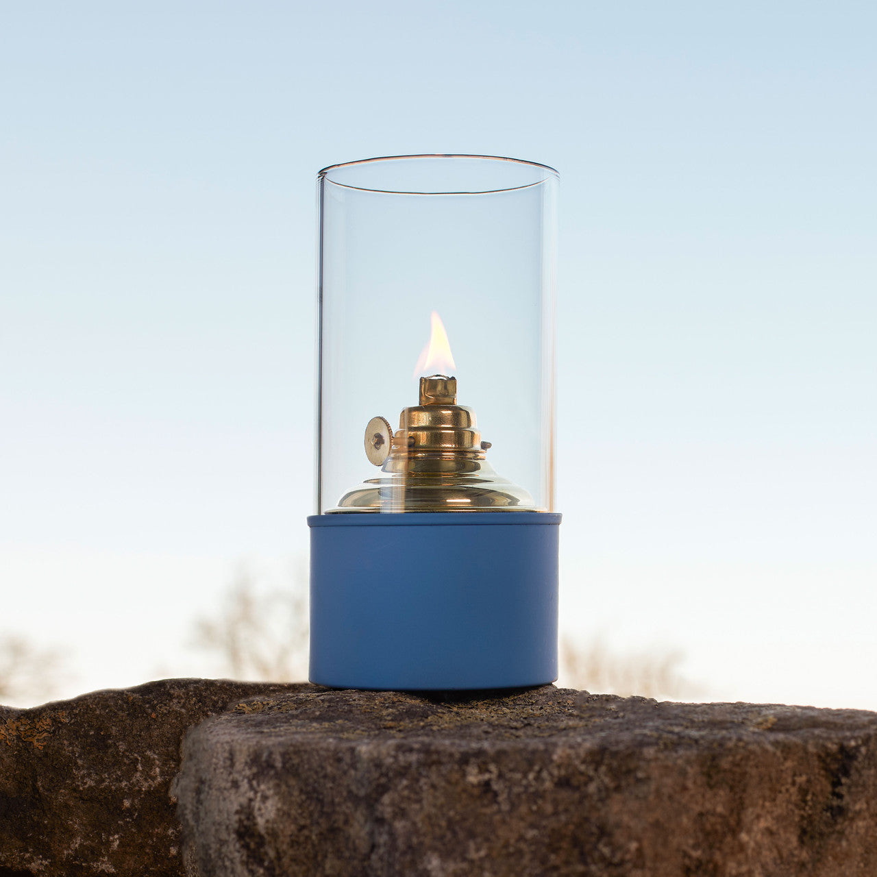 Desktop Oil Lamp with Interchangeable Bases