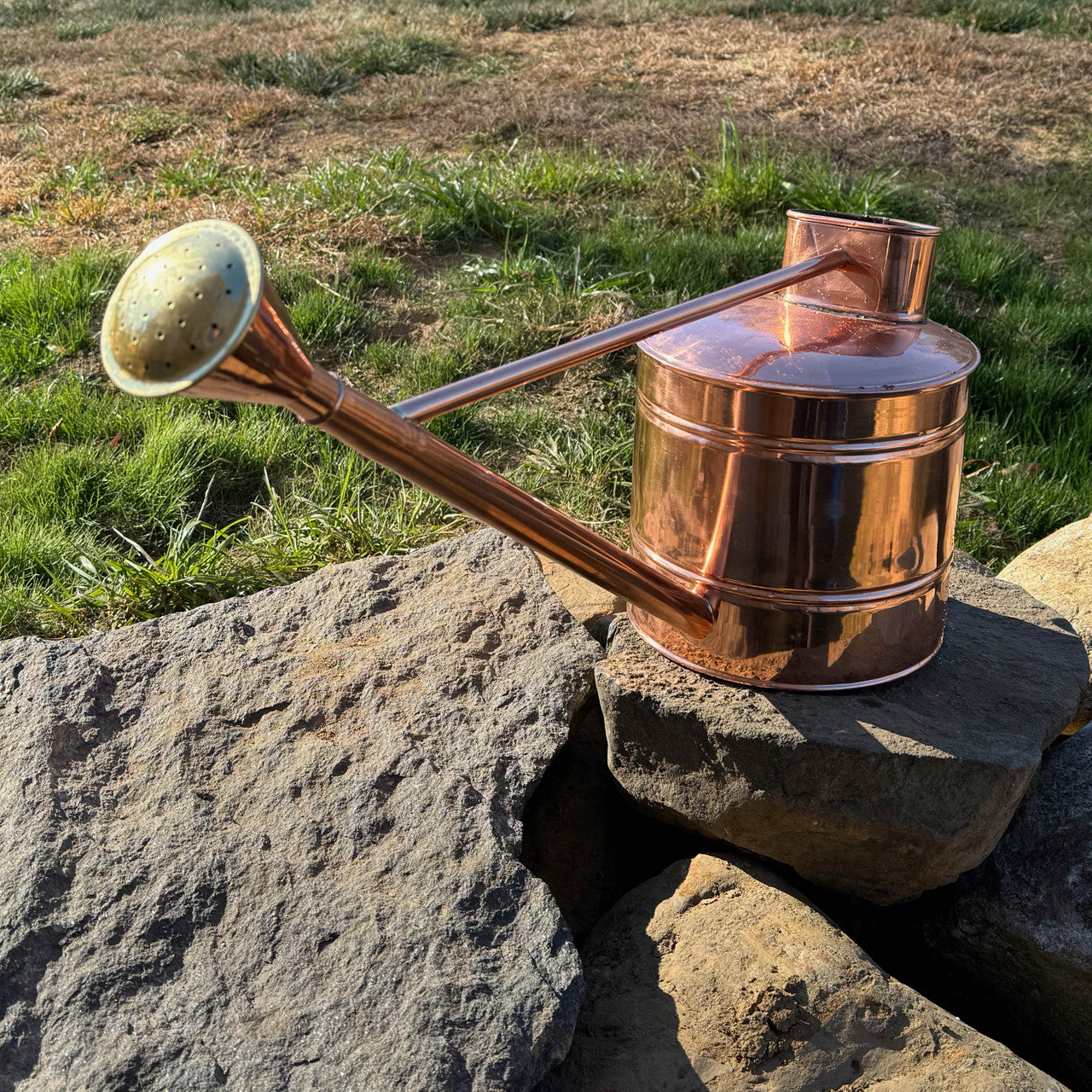 Solid Copper 2.5 Gallon Water Can