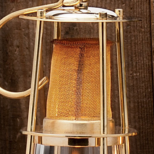 10" Mesh Miner's Oil Lamp