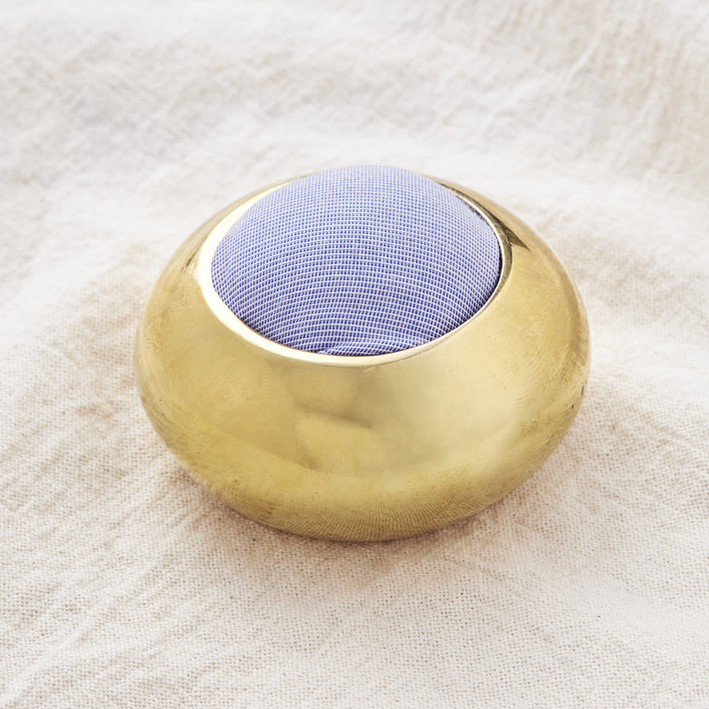 Set of 4 Brass Pincushions & Pattern Weights