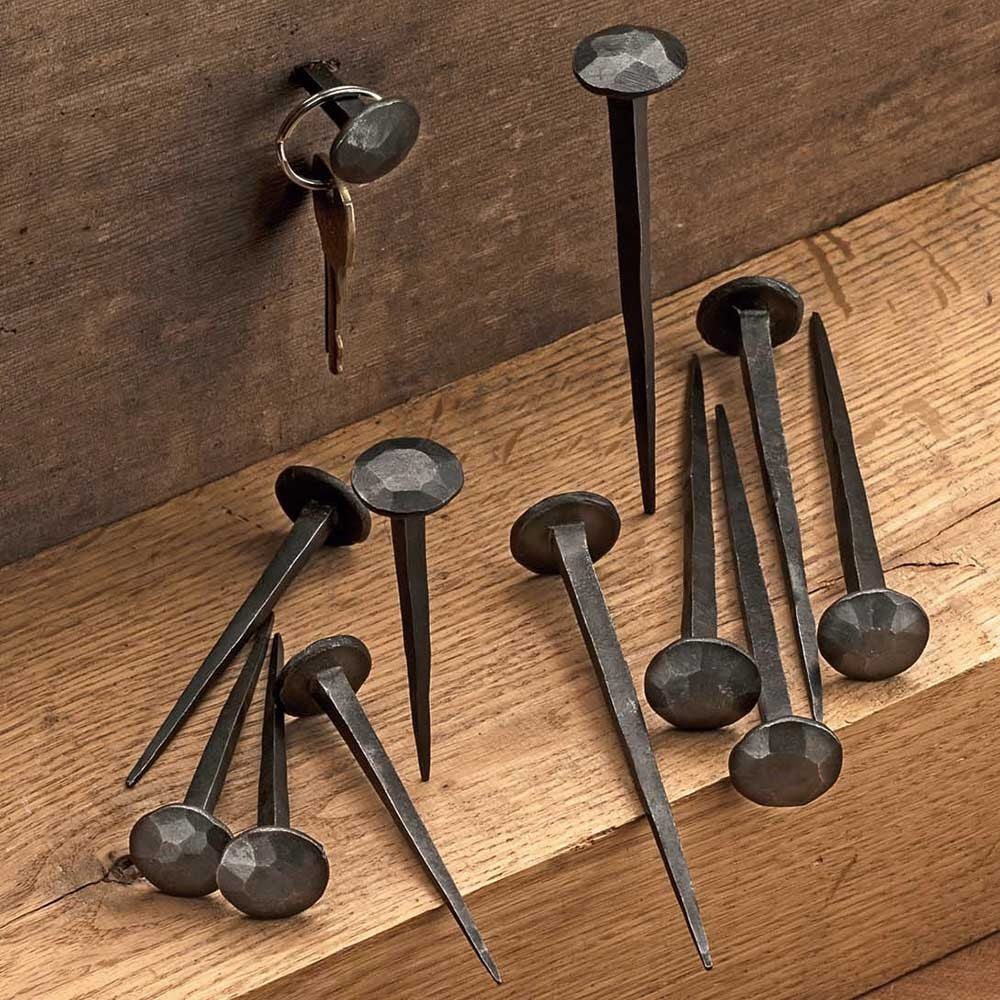 Hand-Cut Forged Black-Iron "Hangers"