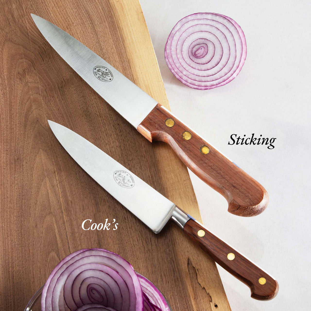 Vintage Sticking Knife Rosewood Handle